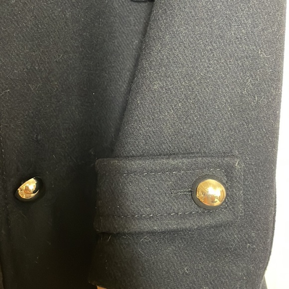 kate spade Wool Blend Coat with Faux Shearling Collar and Trim - Picture 13 of 17